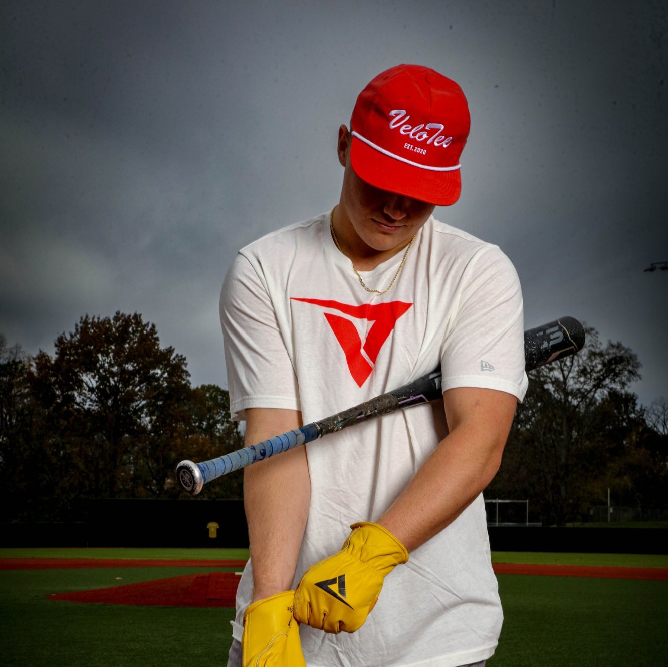 VeloTee "Yard Work" Baseball & Softball Batting Gloves